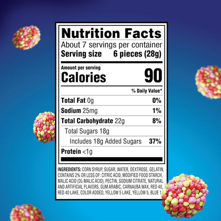NERDS Juicy Gummy Clusters Strawberry Punch Candy 7.2 oz Bag