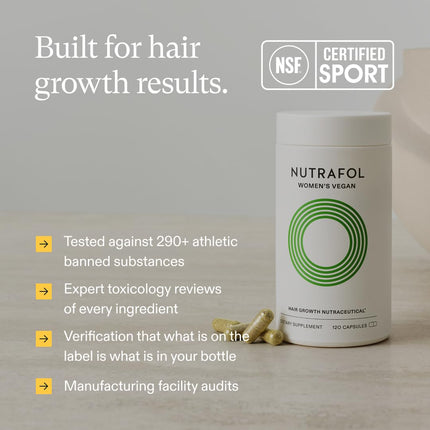 Nutrafol Women’s Hair Growth Supplement Vegan Capsules 1 Month Supply