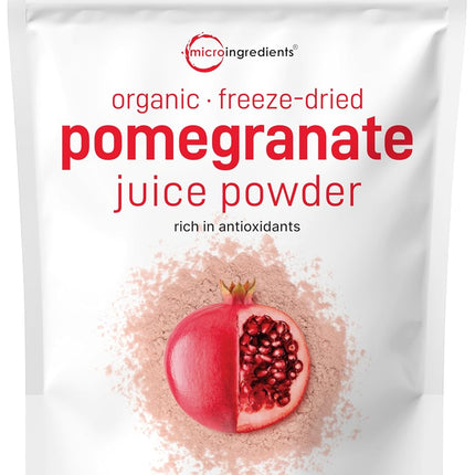 Organic Pomegranate Juice Powder 1lb – 100% Natural Fruit Powder for Smoothies, Drinks & Beverages