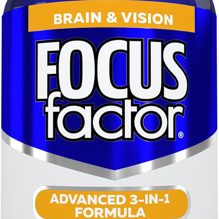 Focus Factor Adult Multivitamin with Lutein & Zeaxanthin 120 Count