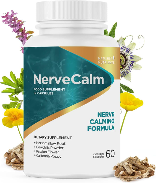 NerveCalm Herbal Supplement (60 Count) - 1 pack