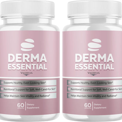 Derma Essentials Health & Wellness Supplement Capsules 2 Pack 120 Count