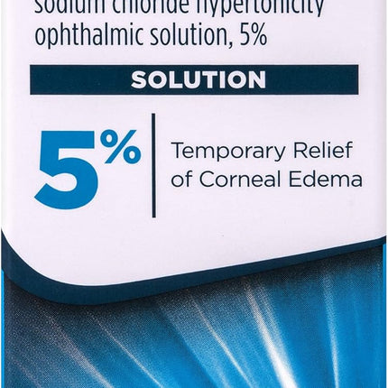 Muro 128 5% Sodium Chloride Hypertonic Ophthalmic Eye Drops 0.5 fl oz