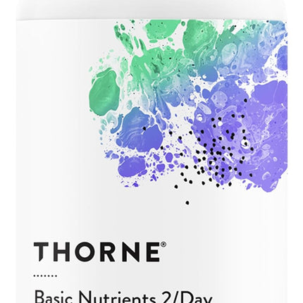 THORNE Basic Nutrients 2/Day Multivitamin Bioavailable Formula 60 Capsules