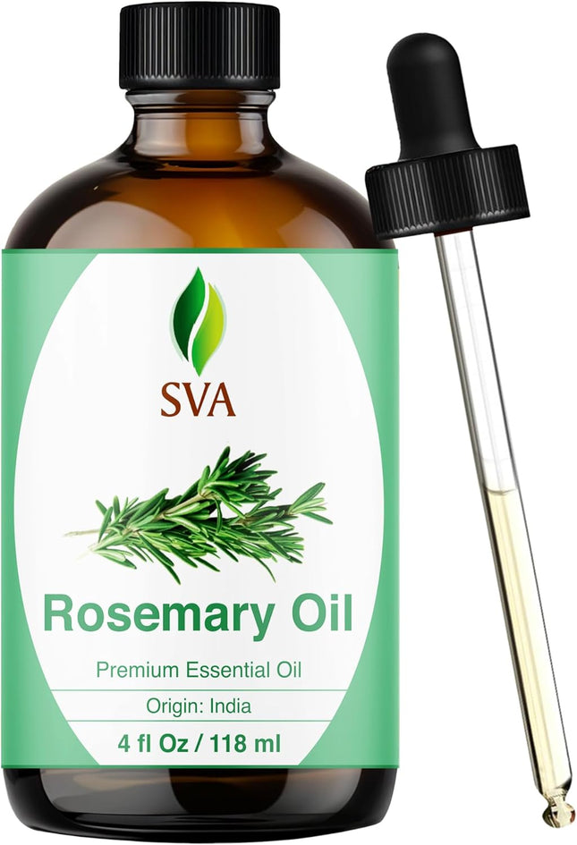 SVA Rosemary Essential Oil with Dropper 4 fl oz
