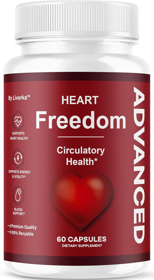 LIVORKA Heart Freedom Supplement Capsules 60 Capsules