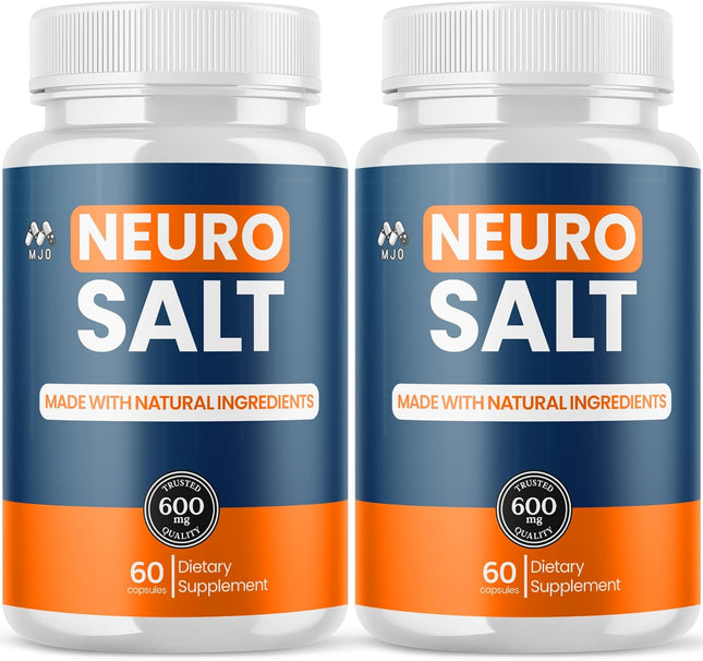 Neuro Salt Supplement Capsules with Natural Ingredients & Multivitamins 120 Capsules (2 Pack)