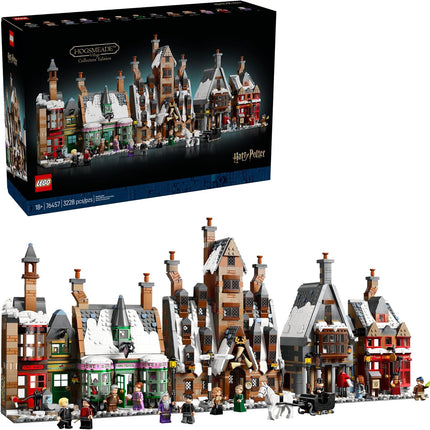 LEGO Harry Potter Hogsmeade Village Collectors' Edition – 18+ Building Set with 12 Minifigures, Gift for Fans – 76457