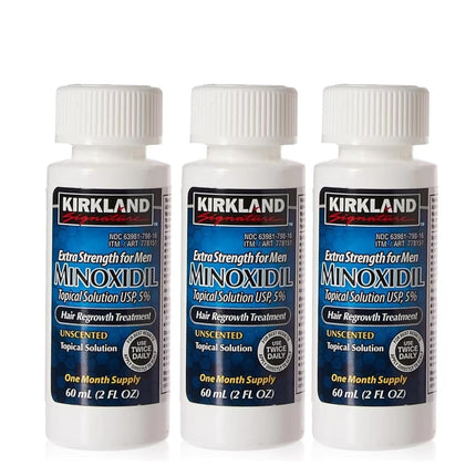 Kirkland Minoxidil 5% Topical Solution - Bottles 3 Pack