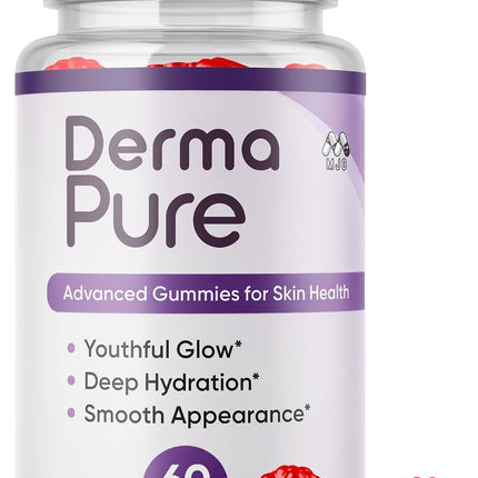 Derma Pure Supplement Gummies with Natural Ingredients 60 Gummies