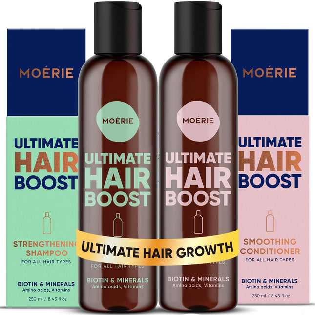 Moerie Hair Growth Shampoo and Conditioner with Biotin and Rosemary