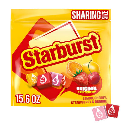 STARBURST Original Fruit Chews Candy 15.6 oz Sharing Size Bag