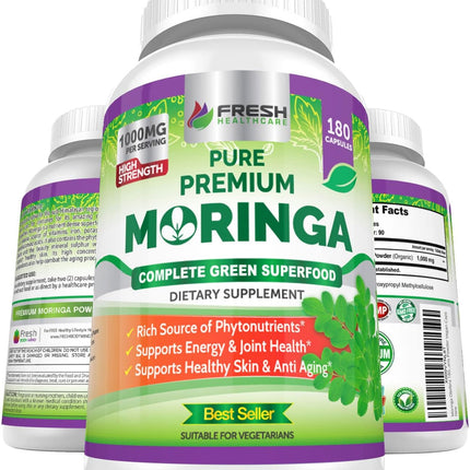Fresh Healthcare Moringa (180 Capsules)