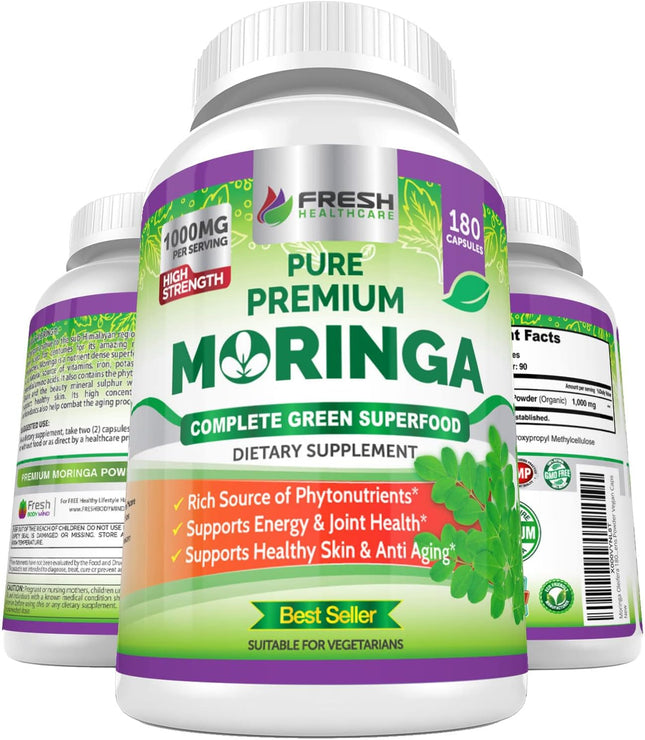 Fresh Healthcare Moringa (180 Capsules)