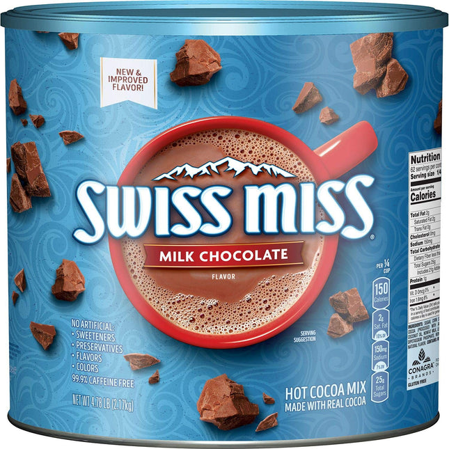 Swiss Miss Milk Chocolate Hot Cocoa Mix Canister 76.55 oz