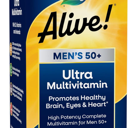 Nature's Way Alive! Men’s 50+ Multivitamin High Potency 60 Tablets