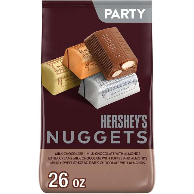 Hershey’s Nuggets Assorted Chocolate Candy Party Pack 26 oz