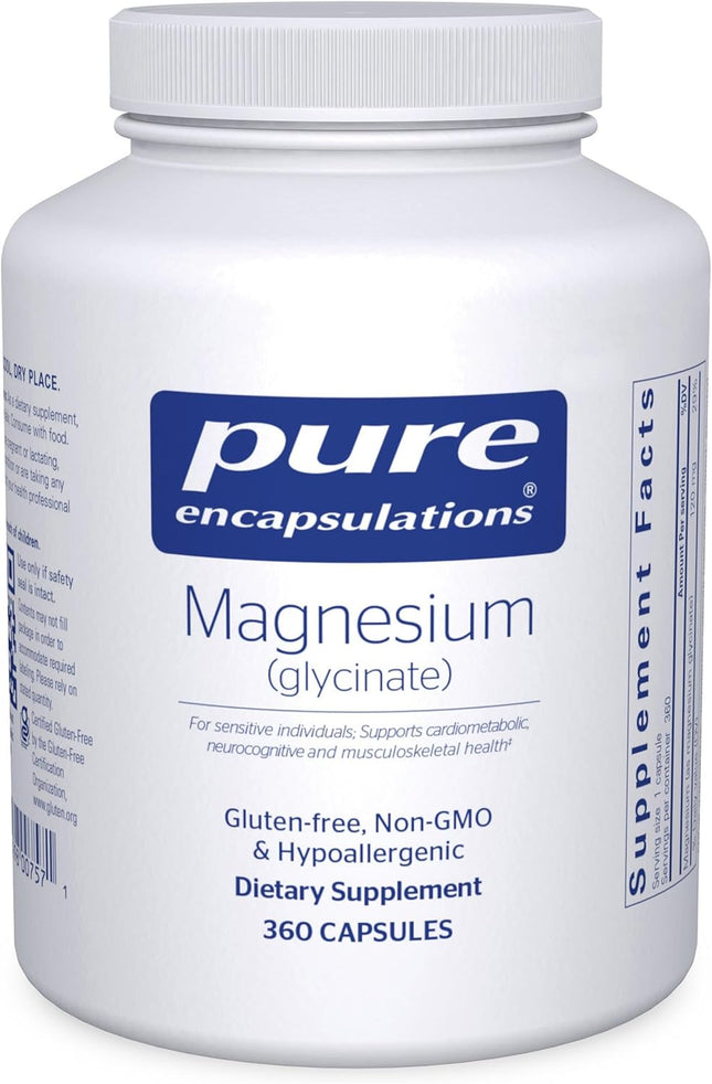 Pure Encapsulations Magnesium Glycinate Capsules 360 Count