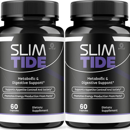 Slim Tide Advanced Weight Management Supplement Capsules 2 Pack 120 Count