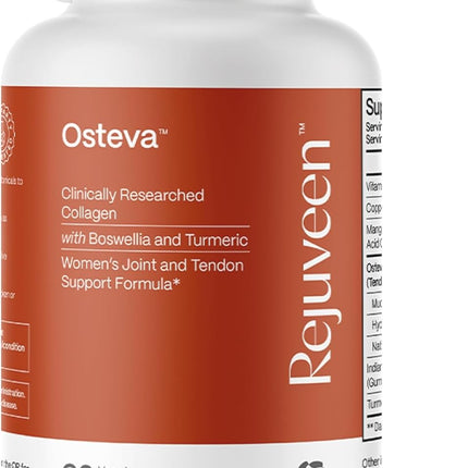 Osteva Joint Support Collagen Turmeric Boswellia Capsules 60 Count