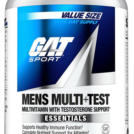 GAT Sport Men’s Multi Plus Test Multivitamin Tablets 150 Count
