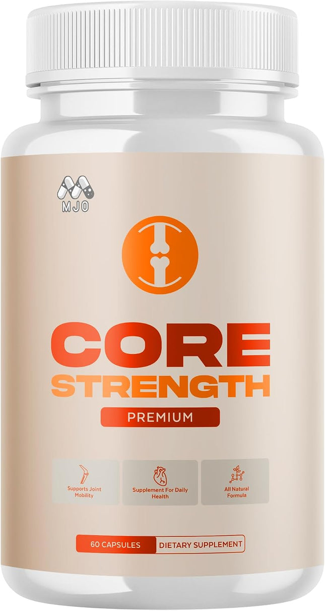 Core Strength Supplement Capsules with Natural Ingredients & Multivitamins 60 Capsules