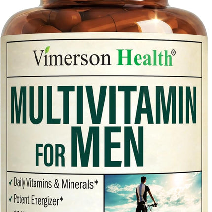Men’s Methylated Multivitamin Chelated Minerals Energy Focus 60 Capsules