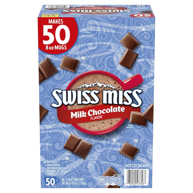 Swiss Miss Milk Chocolate Hot Cocoa Mix 50 Count