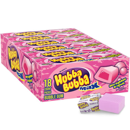 Hubba Bubba Max Original Bubble Gum 5 Pieces 18 Packs
