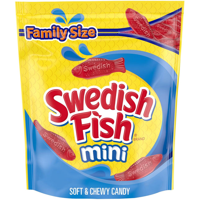 SWEDISH FISH Mini Soft Chewy Candy Family Size 1.8 lb Bag