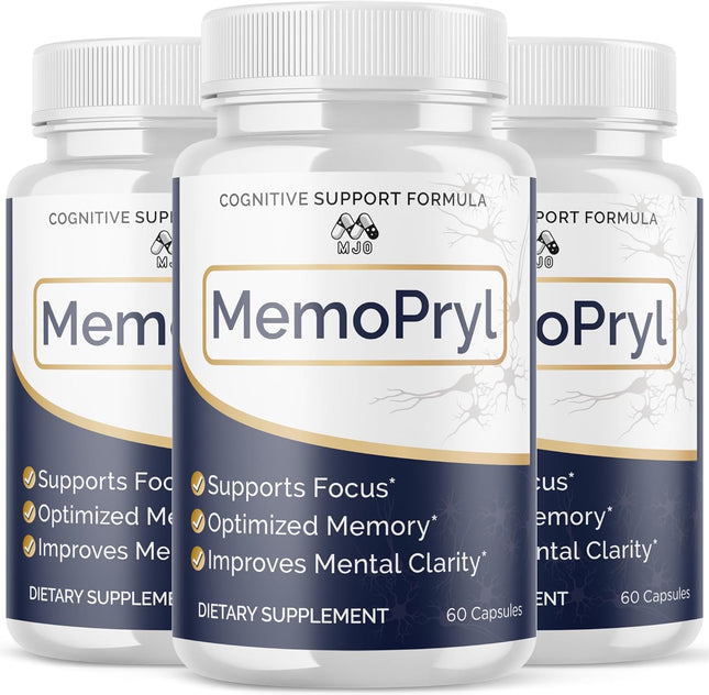 Memopryl Supplement Capsules with Multivitamins 180 Capsules (3 Pack)