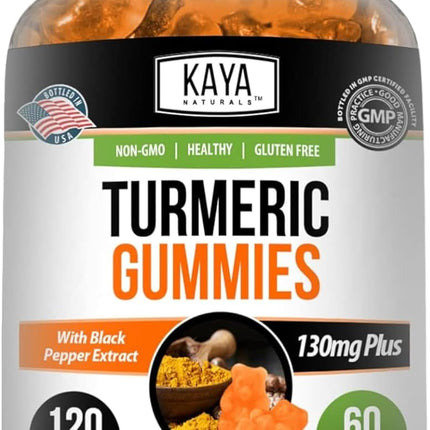 Kaya Naturals Turmeric Gummies (120 Count)