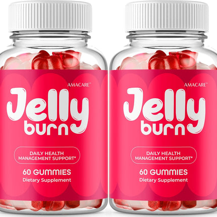 Jelly Burn Gummies 2-Pack – Vitamin Supplement Gummies, 120 Count