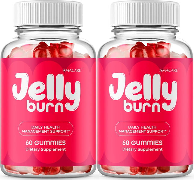 Jelly Burn Gummies 2-Pack – Vitamin Supplement Gummies, 120 Count