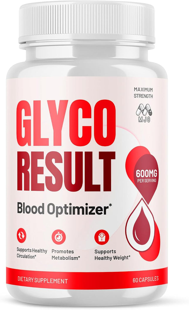 MJO Glyco Result Supplement Capsules with Natural Ingredients & Multivitamins 60 Capsules