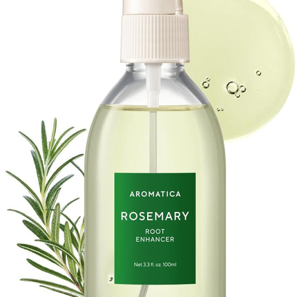 AROMATICA Root Enhancer Rosemary Water Hair Spray with Rosemary, Caffeine & Biotin