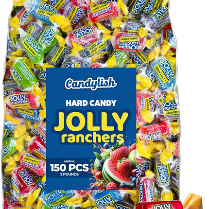 JOLLY RANCHER Assorted Fruit Flavored Hard Candy 2 lb Bulk Bag