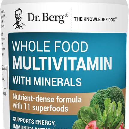 Dr. Berg Whole Food Multivitamin Capsules - 60 Count