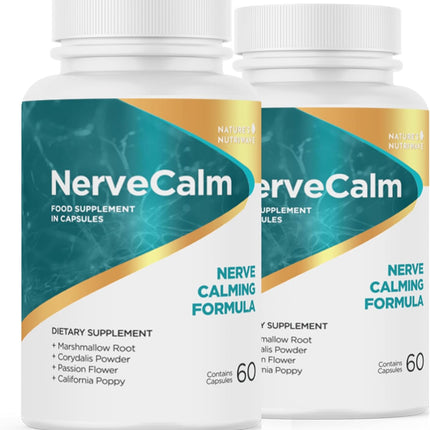 NerveCalm Herbal Supplement (60 Count) - 2 pack