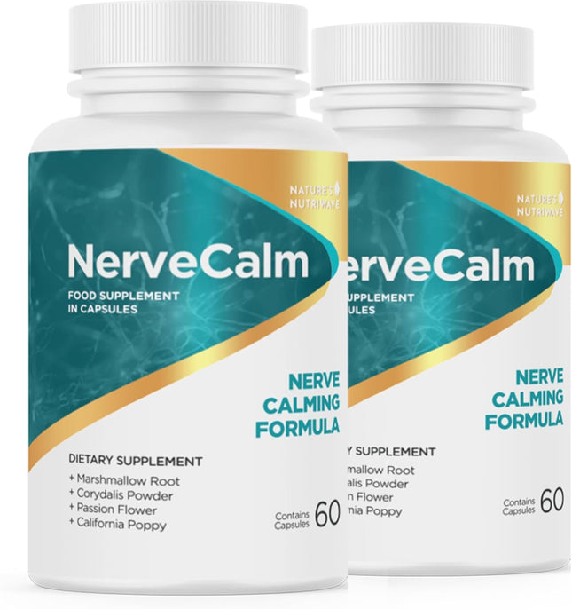 NerveCalm Herbal Supplement (60 Count) - 2 pack