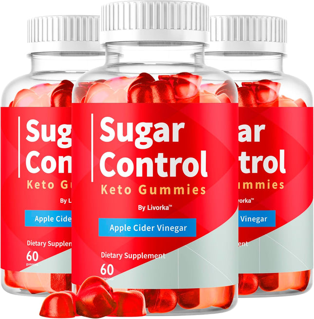 SugarControl Keto ACV Gummies Apple Cider Vinegar 180 Count 3 Pack