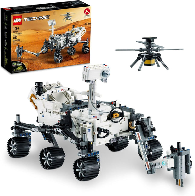 LEGO Technic NASA Mars Rover Perseverance – STEM Model Kit for Kids 10+, Detailed Display Set – 42158