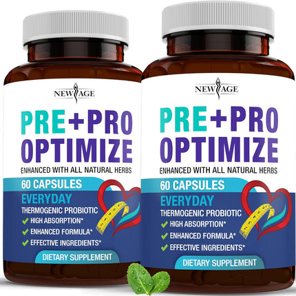 Pro Optimize Probiotics (Pack of 2, 120 Capsules)