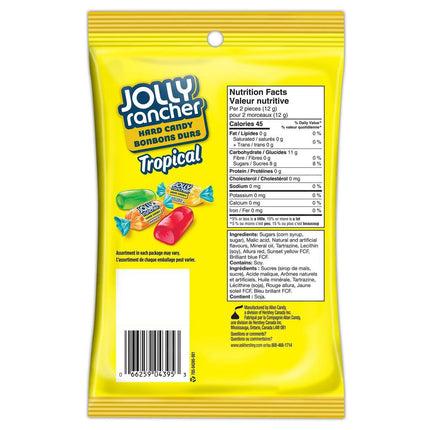 JOLLY RANCHER Tropical Fruit Flavored Hard Candy 7 oz Bag