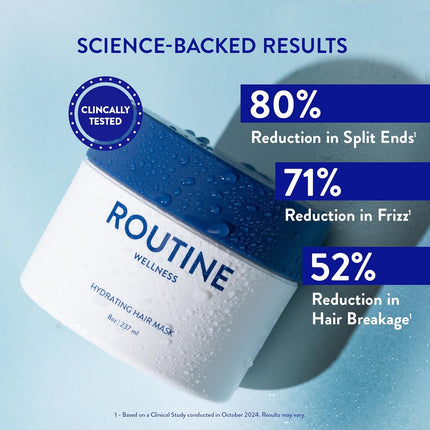 Routine Wellness Hydrating & Conditioning Hair Mask Rose Hips 8 oz
