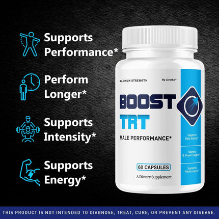 BoostTRT Advanced Multivitamin Supplement Capsules 120 Capsules (2 Pack)