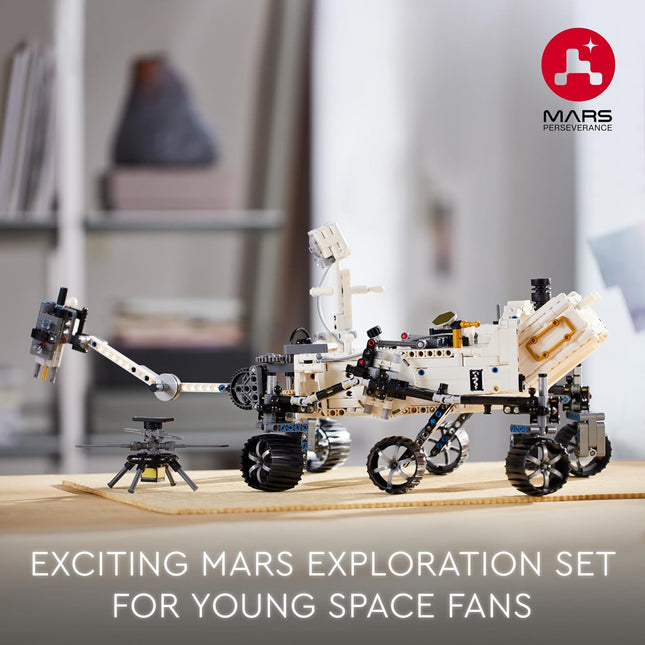 LEGO Technic NASA Mars Rover Perseverance – STEM Model Kit for Kids 10+, Detailed Display Set – 42158