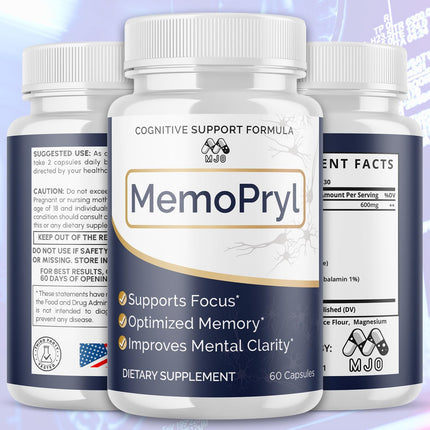 Memopryl Supplement Capsules with Multivitamins 180 Capsules (3 Pack)