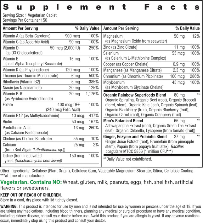 Rainbow Light Men’s Multivitamin 150 Count