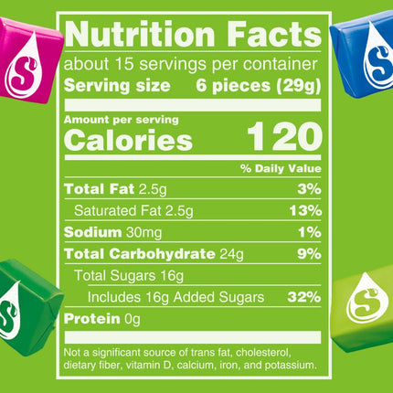 STARBURST Sour Fruit Chews Candy 15.6 oz Sharing Size Bag